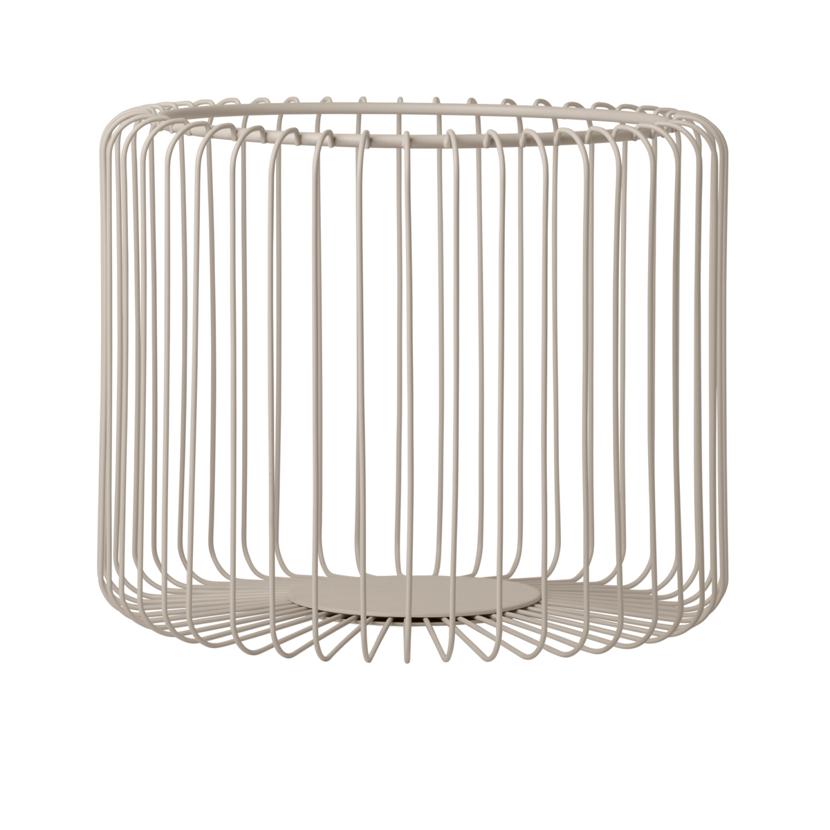 Drahtkorb -ESTRA- Moonbeam, Ø 30 cm. Material: Stahl verchromt. Von Blomus.