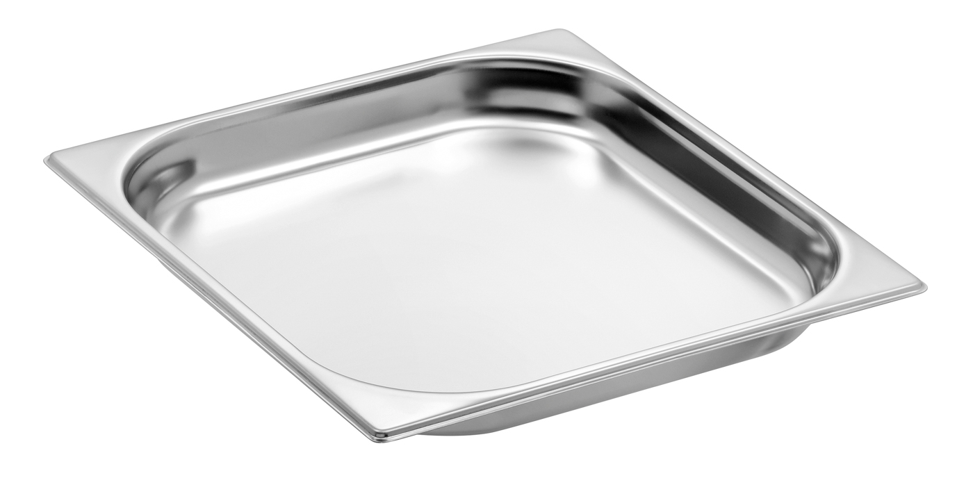 Bartscher GN-Behälter, 2/3, T40 | Ausführung:Ohne Perforation | Maße: 35,4 x 32,5 x 4,0 cm.Gewicht: 0,75 kg