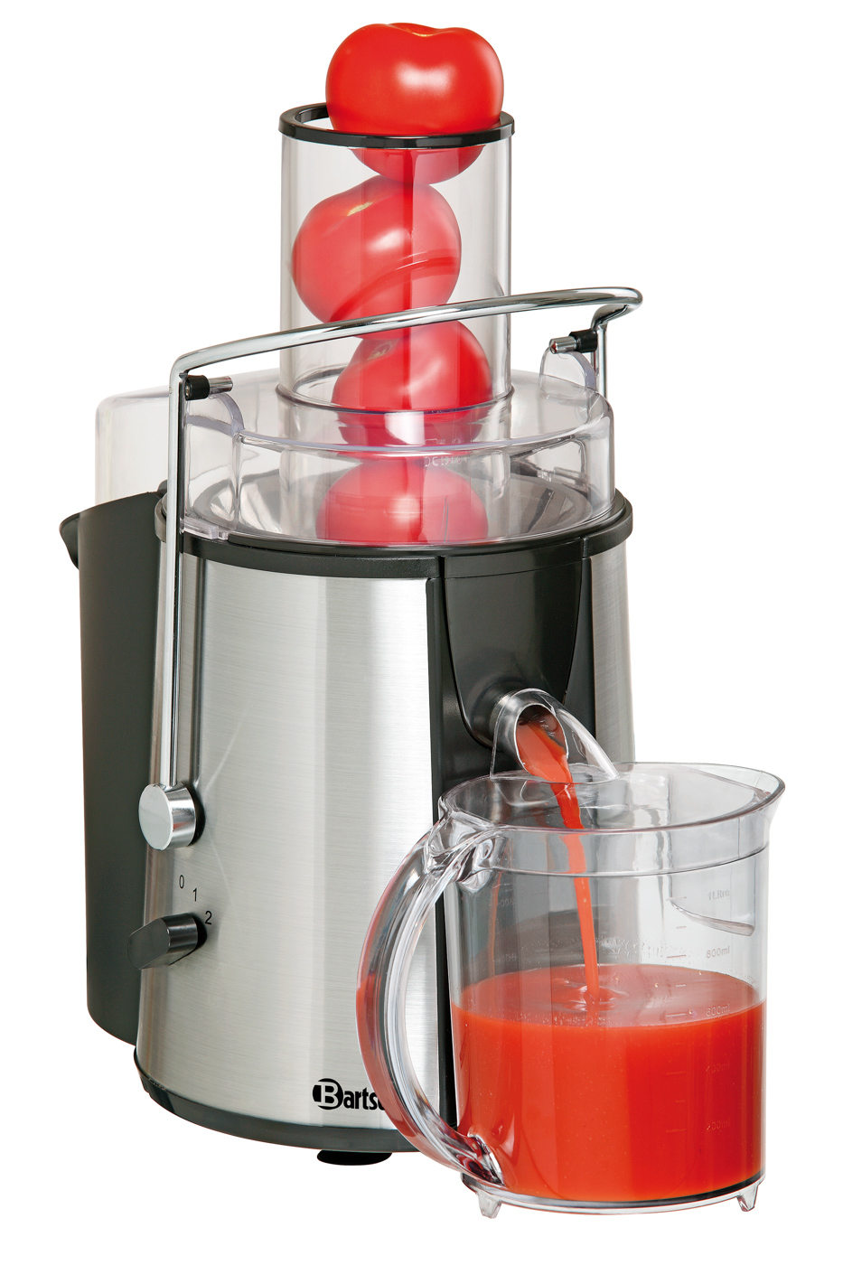 Bartscher Entsafter Top Juicer | Steuerung:Knebel | Maße: 21 x 31 x 40,0 cm. Gewicht: 4,4 kg