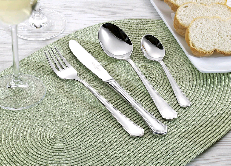 Menümesser MODENA, Chrom-Stahl, poliert, Länge: 22,2 cm.