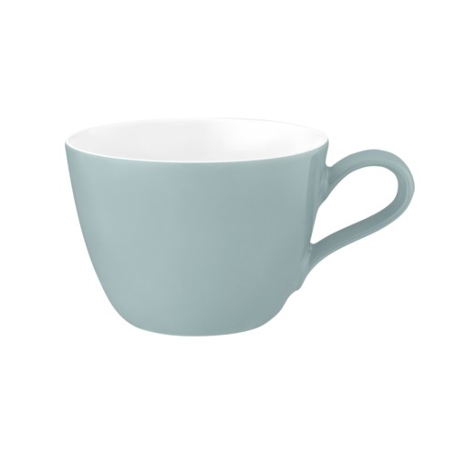 Seltmann Kaffeeobertasse 0,24 l, rund, Form: Life, Dekor: 25674 Fashion green chic, hohe Kantenschlagfestigkeit, Made in Germany