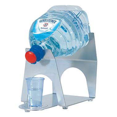 Gerolsteiner Wasserspender Naturell Butler 22,8 x 27,3 x 33,8 cm (B x H x T) Stahl silber