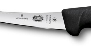 Victorinox Ausbeinmesser flexibel, Fibrox schwarz, 15 cm