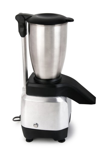 SARO Eiscrusher Modell EC 80 - Material: (Gehäuse) Aluminiumguss/Kunststoff, schwarz; (Eisrutsche + Deckel) Kunststoff, schwarz;