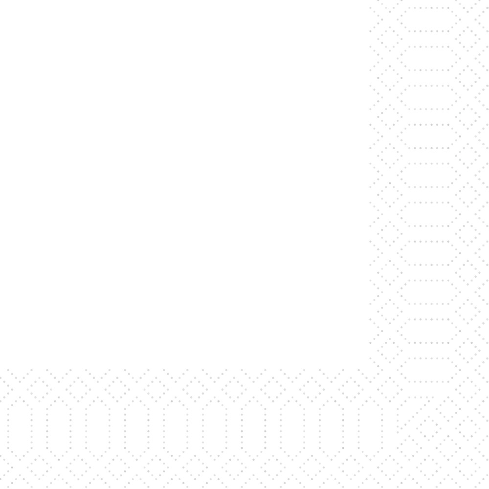 DUNI Zellt.Serv.40x40, 2lg 1/4 F.weiss 300 Stück