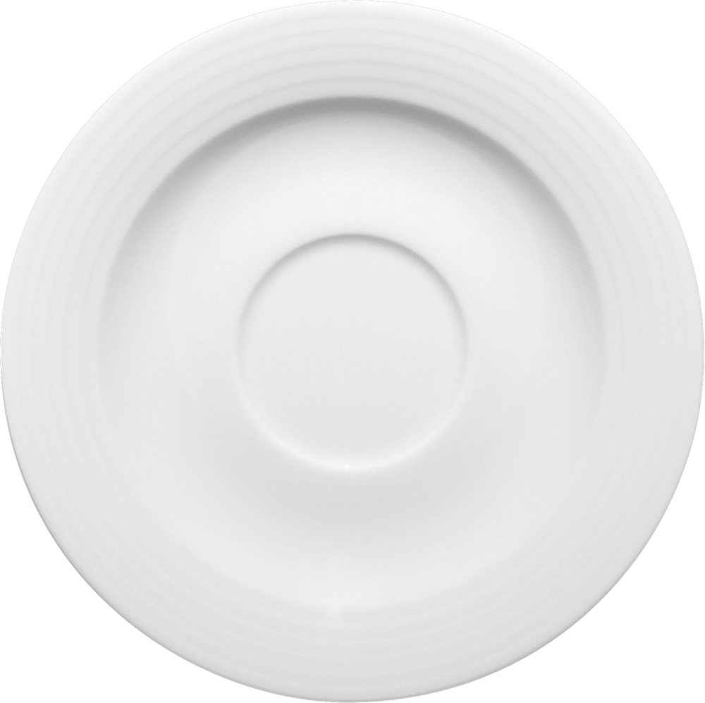 Kombi-Untertasse 16 cm Bauscher Dialog - uni weiß