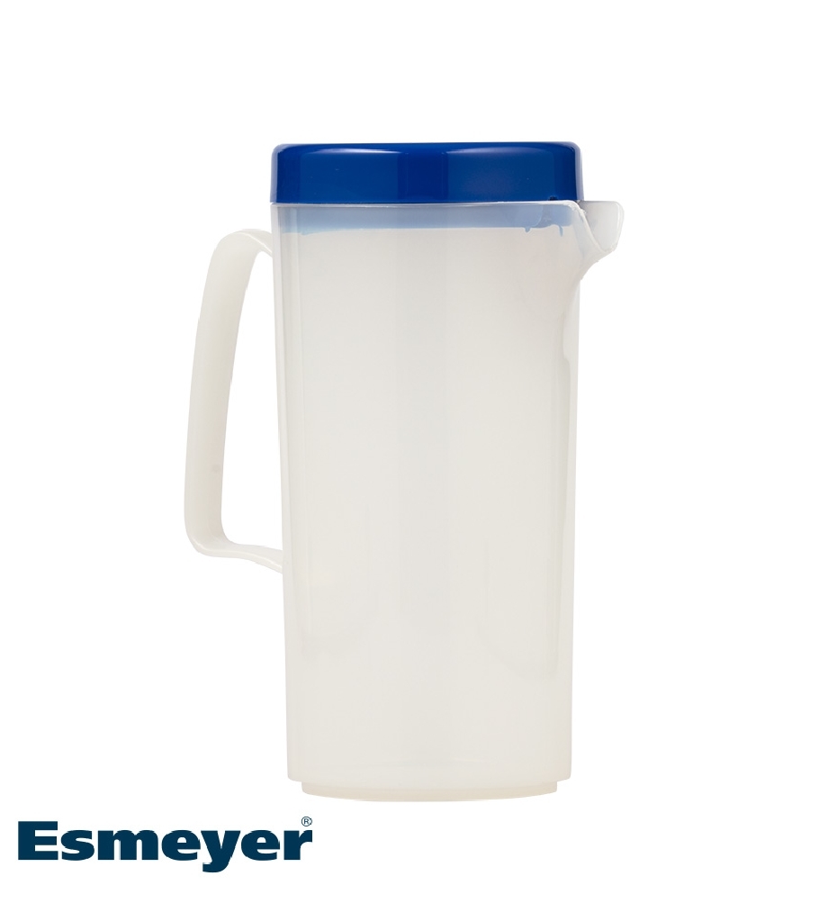 Kinderzeug Kanne LUKAS 0,6 l transluzent mit farbigem Deckel, blau