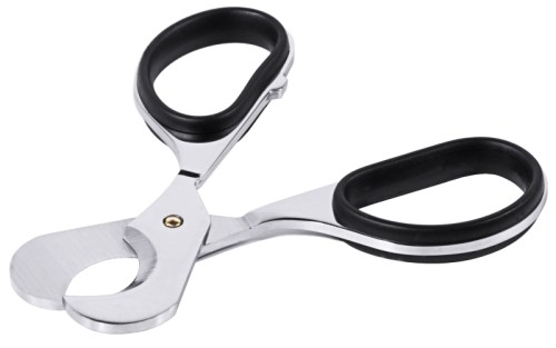 Zigarrenschneider aus Edelstahl 18/10, hochglänzend, im Kunstlederetui Länge: 10 cm, Klingenlänge: 2,5 cm