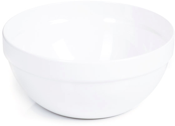 Melamin Schale Sarnia in weiß, Kapazität: 0,5 Liter Maß: Ø 14 cm, Höhe 6,5 cm
