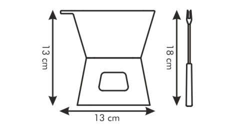 Schokoladenfondue GUSTITO, für 4 Pers.