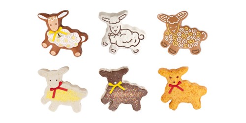 Backform / Ausstechform Osterschaf DELÍCIA Edelstahl, Antihaftbeschichtung Spülmaschinenfest