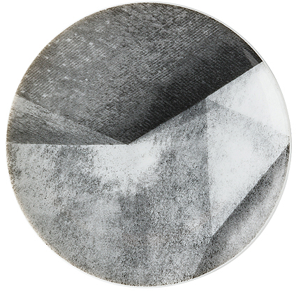 TAC Gropius Stripes 2.0 von Rosenthal Struktur, Teller flach 10 cm, aus Porzellan, spülmaschinengeeignet