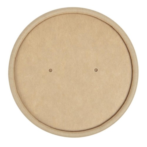 Colpac Deckel für recycelbare, mikrowellengeeignete Suppenbecher 225ml und 350ml