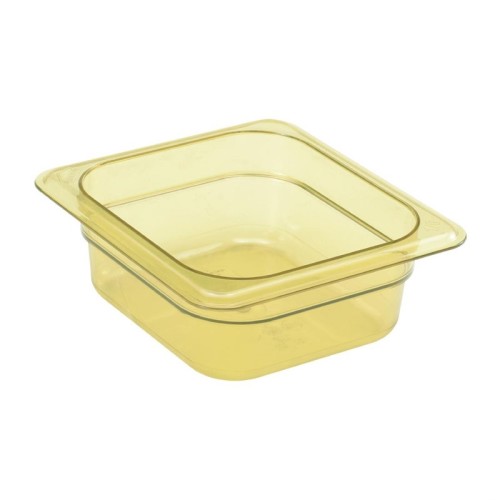 Cambro hitzebeständiger GN 1/6 Behälter 65mm. Ideal für Mikrowellen, Dampfgeräte und Chafing-Dishes. GN 1/6, 65mm tief,