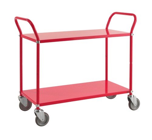 Tischwagen mit 2 Böden. - Maße: 69 x 43 x 75 cm - Gewicht: 14 kg - Belastungsgewicht: 150 kg