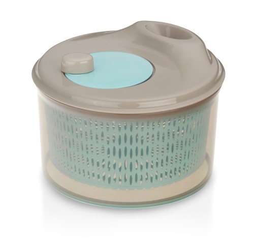 KELA Salatschleuder Dry PP-Kunststoff pastellblau 16,0cm 23,0cmØ