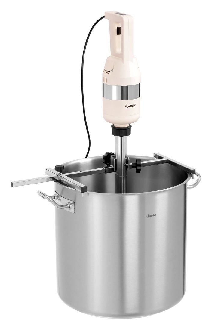 Bartscher Stabmixer-Halterung 600 |Eigenschaften: Position und Winkel einstellbar |Maße: 25,5 x 62,5 x 7,0 cm. Gewicht: 1,2 kg