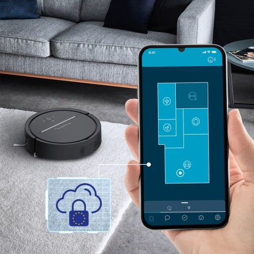 Rowenta Saugroboter X-PLORER Serie 120 AI RR7865 | Lernfähige Laser-Navigation | Ultra-Präzises Automatisches Reinigen | hohe Datensicherheit |