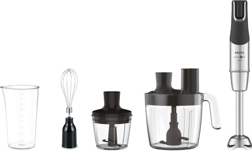 KRUPS Stabmixer sind extrem langlebig, Höchstleistungsklingen, Blitzschnelle Ergebnisse, 1200 W Stabmixer, Ergonomischer Trigger,