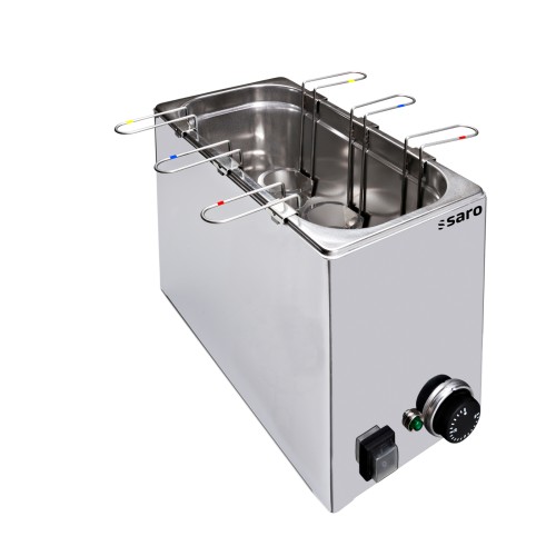 SARO Eierkocher DAMO Made in Europe - Material: Edelstahl - Regelthermostat - Für 6 Eier - Sicherheitsthermostat - Ein-Ausschalter - Mit