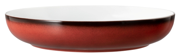 Seltmann Foodbowl 28 cm, Form: Coup Fine Dining, Dekor: 57126 ziegel4, hohe Kantenschlagfestigkeit, Made in Germany