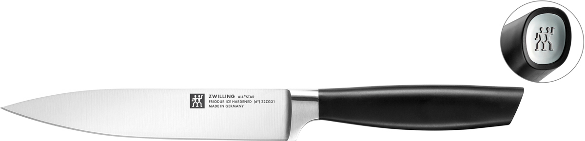 Fleischmesser, 16 cm, Silber, Kunststoff, Serie: All * Star. Marke: ZWILLING