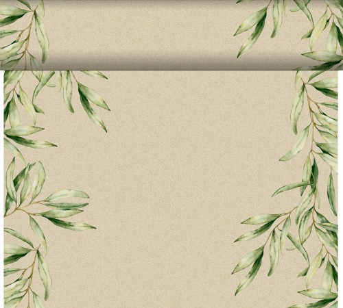 Duni Dunicel® Tête-à-Tête-Tischläufer 0,4 x 24 m Foliage, 4 Stk/Krt (4 x 1 Stk)
