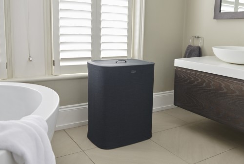 Joseph Joseph Tota 90-Liter-Wäschetrennkorb – Schwarz