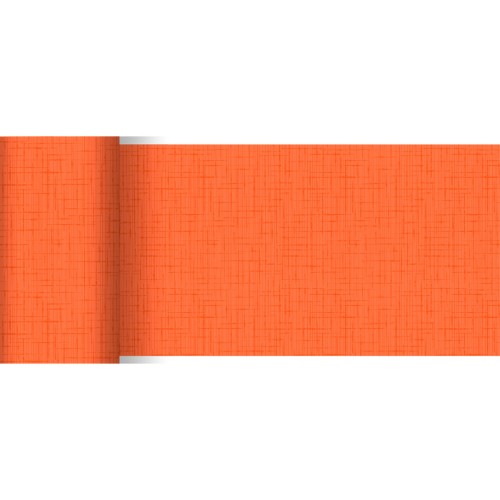 Duni Dunicel®-Tischläufer 0,15 x 20 m Linnea Sun Orange, 6 Stk/Krt (6 x 1 Stk)
