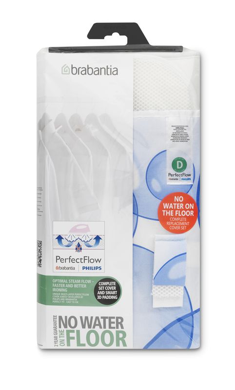 Brabantia Bügeltischbezug Gr.D 135x45 cm, Bezug „Perfect Flow“