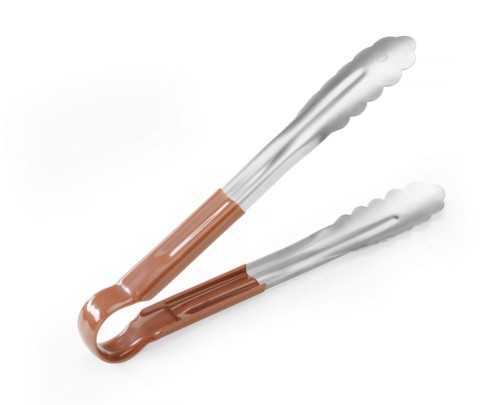 Servierzange HACCP 250 mm, HENDI, Braun, (L)250mm