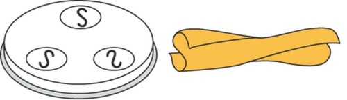 NEUMÄRKER Pasta-Scheibe Ø 50 mm Casreccie für MPF 1,5