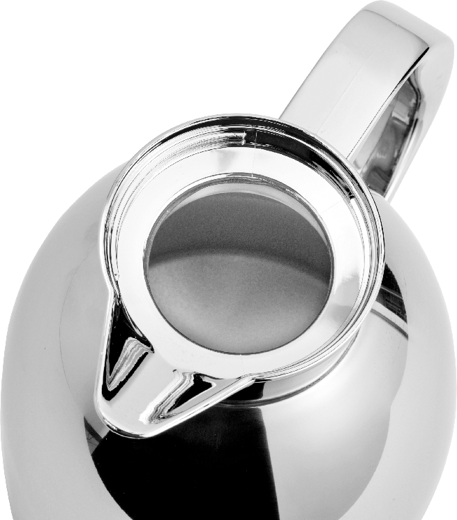 Isolierkanne MAESTRO, Inhalt: 1,0 Liter, Höhe: 194 mm, aus doppelwandigem Edelstahlt 18/8, mit Edelstahleinsatz, Einhandbedienung,