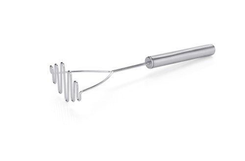 Kartoffelstampfer. Chromnickelstahl. mit Hohlgriff. Maße: 11,5 x 7,5 cm.