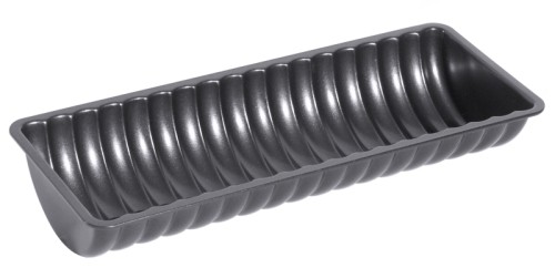 Antihaft-Rehrückenform aus Stahl, beschichtet mit hochwertiger PTFE-Antihaftbeschichtung, mit verstärktem Rand,