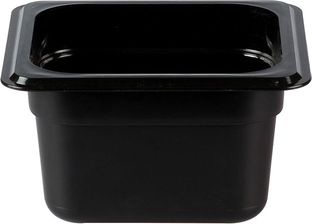 Roltex GN-Behälter 1/9 mit 150 mm Höhe aus Polypropylen, schwarz