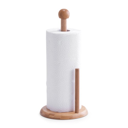 Zeller Küchentuchständer inkl. Rolle, Bambus, Ø16 x Höhe 34 cm