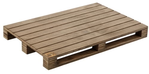 Servierbrett -GENUSSPALETTE- 30 x 20 cm, H: 3 cm Birkenholz nicht spülmaschinengeeignet stapelbar wasserfest