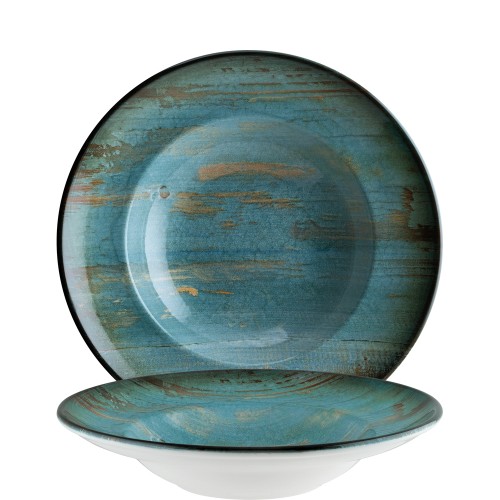 Madera Mint Gourmet Pastateller 27 cm, aus Porzellan