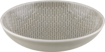 Bauscher Schale aus der Kollektion scope glow gray, coup, relief, 12 cm, aus Porzellan