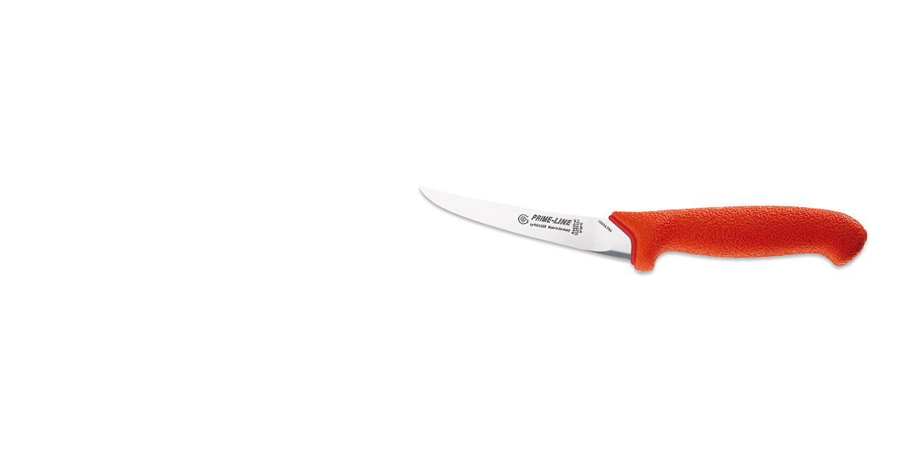 Ausbeinmesser stark 13 cm, rot PrimeLine Giesser - Made in Germany