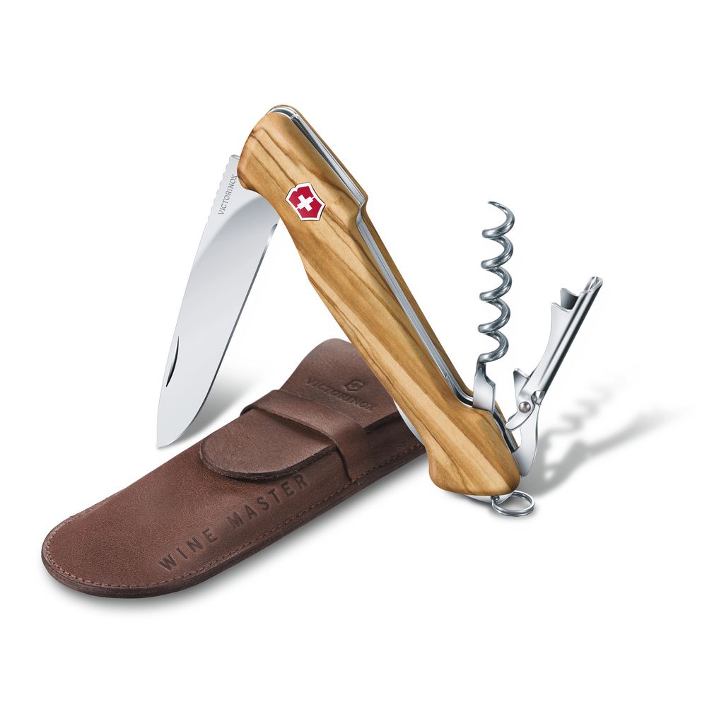 Victorinox Wine Master, 130 mm, Olivenbaumholz