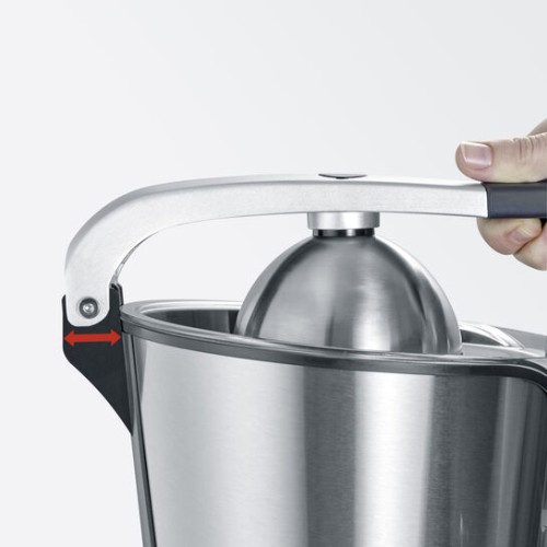 Severin Citruspresse mit Fruchfleisch-Regulator, ca. 160 W, 2 verschieden große Presskegel,, mit Doppelsieb und