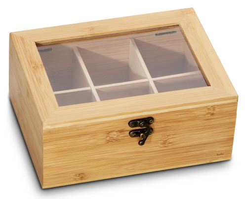 Tee-Box Noa Bambus hellbraun 21,0x16,0x9,0 cm von Kela