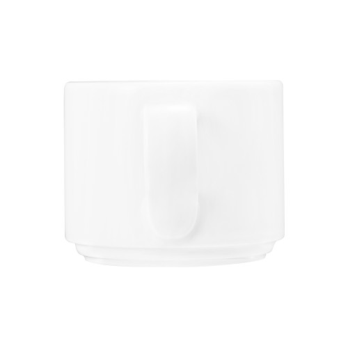 Seltmann Obere zur Cappuccinotasse 0,25 l, rund, Form: Good Mood, weiss, hohe Kantenschlagfestigkeit, Made in Germany