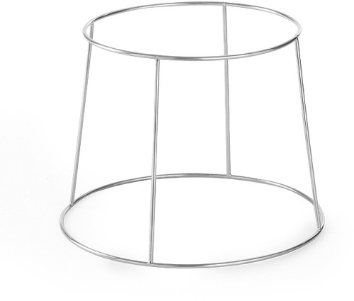 HENDI Meeresfrüchte-Präsenter - Ø250-200x(H)190 mm - Nur das Gestell - aus Edelstahl 18/0