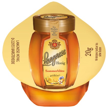 Langnese Sommerblüte Honig Goldklar 72x20g