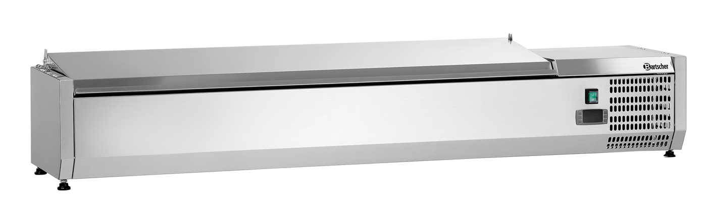 Bartscher Kühlaufsatz ED4-1501 | Frequenz: 50 Hz| Maße: 150 x 33,5 x 29,0 cm. Gewicht: 24,7 kg