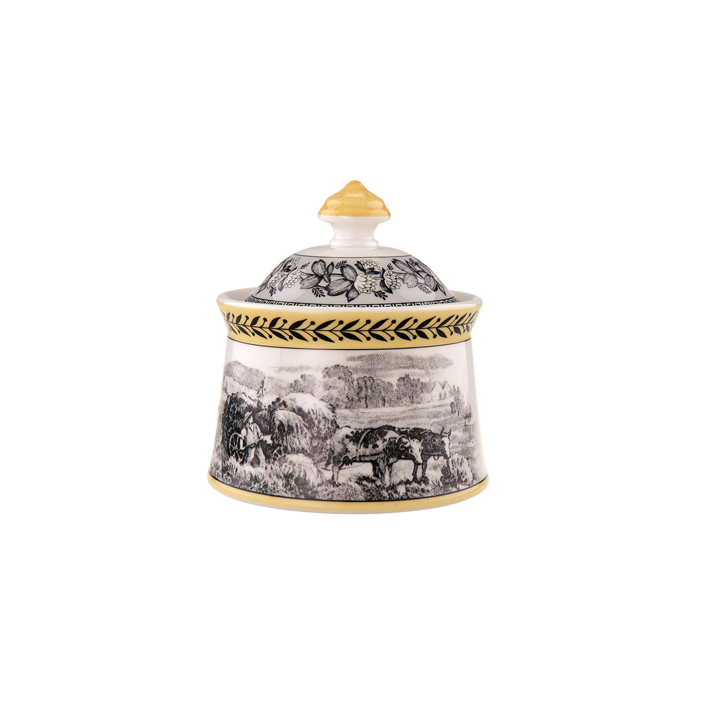 Villeroy und Boch Zuckerdose 6 Pers. - Maße: 10 x 10 x 11 cm / Ser.: Audun Ferme