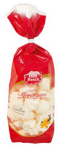 Busch Baiser Vanilletropfen Schaumgebäck 100G